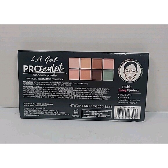 L.A. Girl Pro Sculpt Concealer Palette New In Box - Picture 2 of 3
